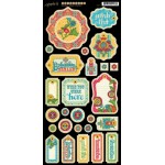 Bohemian Bazaar Die Cut Chipboard Tags - 1